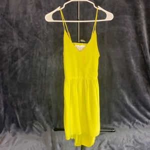 Rory Beca Lime Green Open Back Dress